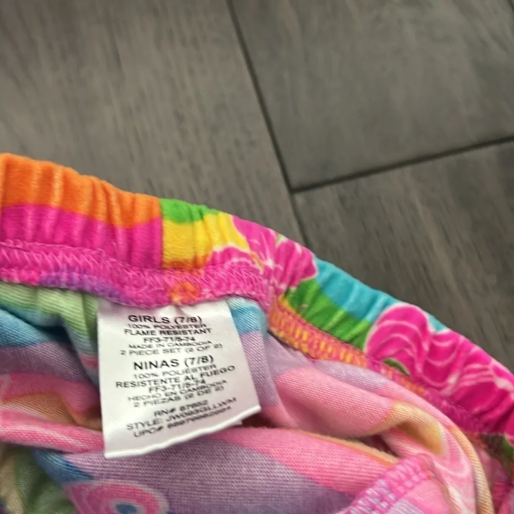 JoJo Siwa unicorn multicolor fleece like pajama set